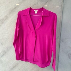 A.L.C. Vibrant Pink Blouse